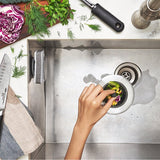 Good Grips 1308200 Sink Strainer, Silicone/Stainless Steel