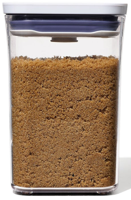 Good Grips POP 11234000 Food Container, 1.1 qt Capacity, Plastic, Clear, 4.3 in L, 4.3 in W, 6.3 in H