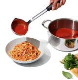 Good Grips 11283400 Ladle, 11.9 in OAL, Stainless Steel, Polished