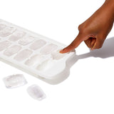 Good Grips 11284400 Cube Tray, 14 -Compartment, Plastic, Blue/White, 12.2 in L, 5.6 in W, 1-3/4 in Thick
