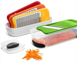 Good Grips 1253580V2 Grater and Slicer Set, Stainless Steel Blade, Dishwasher Safe: Yes