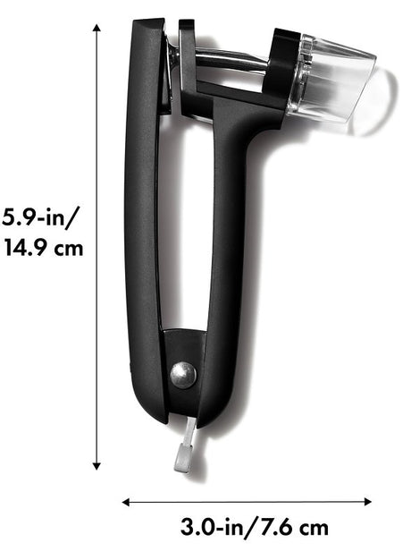 Good Grips 11316300 Cherry and Olive Pitter, 5-3/4 in L, 1-1/4 in W, 4-3/4 in H, Zinc