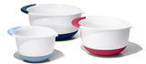 Good Grips 11323100 Mixing Bowl Set, Plastic/Rubber, Assorted
