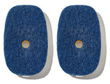 Good Grips 12361500 Soap Dispensing Dish Scrub Refill, 1-1/2 in OAL, Plastic/Rubber Handle, Blue/Yellow Handle
