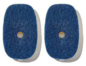 Good Grips 12361500 Soap Dispensing Dish Scrub Refill, 1-1/2 in OAL, Plastic/Rubber Handle, Blue/Yellow Handle