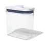 Good Grips 11234900 Short Slim Container, 1.2 qt, Plastic, Clear, 6.3 in L, 3.1 in W, 6.7 in H, Pack of 4