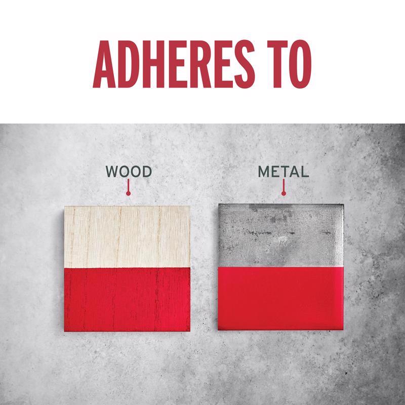 Rust-Oleum Stops Rust Indoor and Outdoor Gloss Sunrise Red Oil-Based Protective Paint 1 qt, Pack of 2