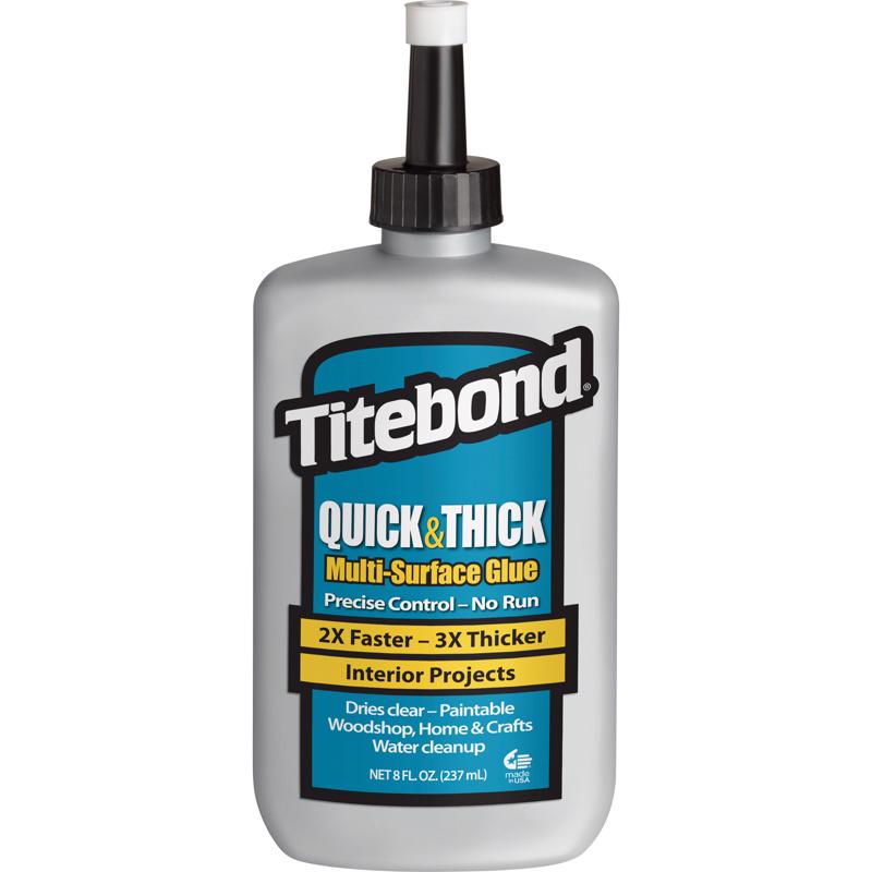 Titebond Quick & Thick High Strength White Glue 8 oz