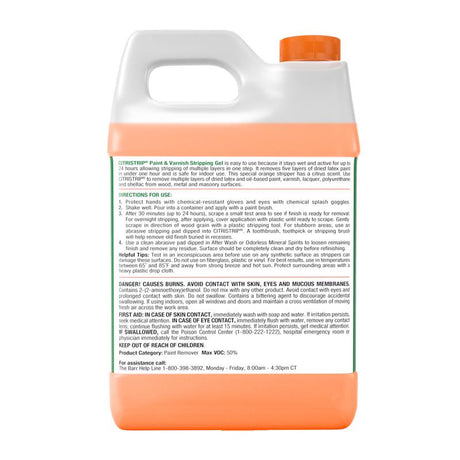 Citristrip Paint and Varnish Stripper 1/2 gal, Pack of 4