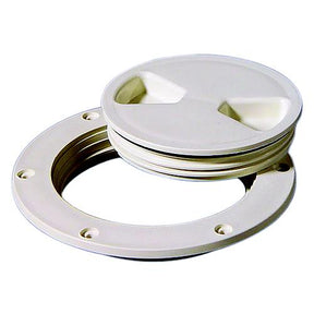 Tempress 43390 Screw Out Deck Plate, 8" White