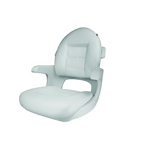 Tempress Elite Helm High Back Seat, White Shell, White/White Cushions