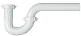Plumb Pak PP941W P-Trap, 1-1/4 in, Slip-Joint, Plastic, White