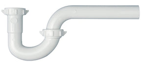 Plumb Pak PP941W P-Trap, 1-1/4 in, Slip-Joint, Plastic, White