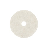3M Natural Blend 20 in. D Non-Woven Natural/Polyester Fiber Floor Polishing Pad White, Pack of 5