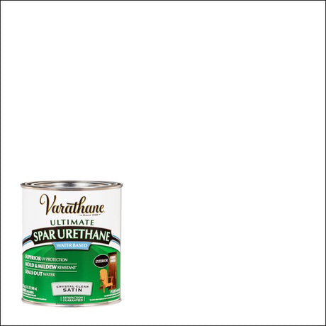 Varathane Spar Urethane Exterior Water Based Exterior Satin 1 qt. 2-3 hr., Pack of 2