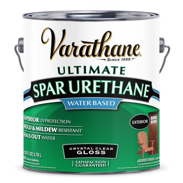 Varathane Ultimate Gloss Clear Water-Based Spar Urethane 1 gal, Pack of 2