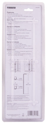 ProSource 33181PKS-PS Cane Bolt, 1/2 in Bolt Head, 12 in L Bolt, Steel