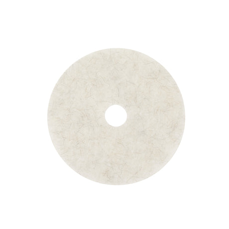 3M Natural Blend 17 in. D Non-Woven Natural/Polyester Fiber Floor Polishing Pad Tan, Pack of 5