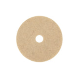 3M Natural Blend 17 in. D Non-Woven Natural/Polyester Fiber Floor Polishing Pad Tan, Pack of 5