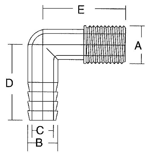 Forespar Marelon Female Elbow