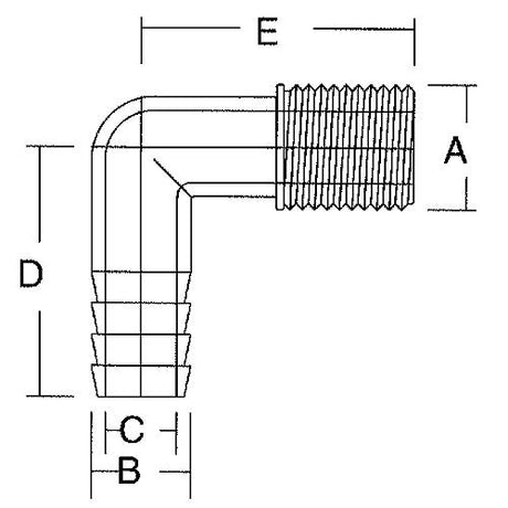 Forespar Marelon Female Elbow