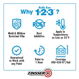 Zinsser Bulls Eye 123 White Primer and Sealer 5 gal