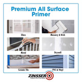 Zinsser Bulls Eye 123 White Primer and Sealer 5 gal