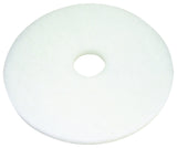 North American Paper 420514 Polishing Pad, White, For: 800 rpm Floor Machines, Pack of 5