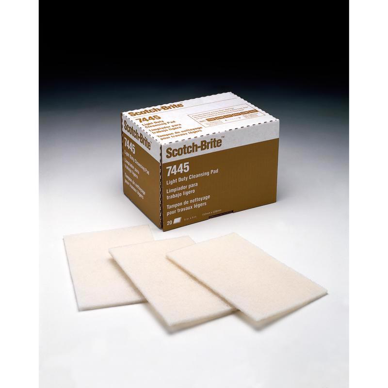 3M Scotch-Brite Delicate, Light Duty Cleaning Pad For Commercial 9 in. L 20 pk