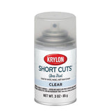 Krylon Short Cuts Gloss Clear Spray Paint 3 oz, Pack of 6