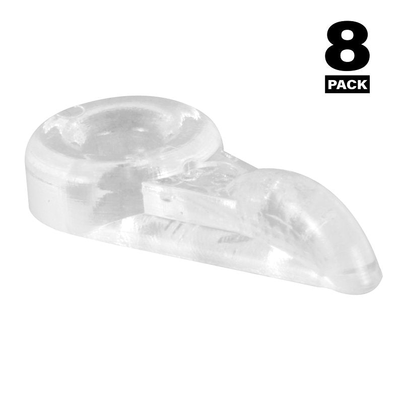 Prime-Line T 8733 Storm Door Panel Clip, Plastic, Clear