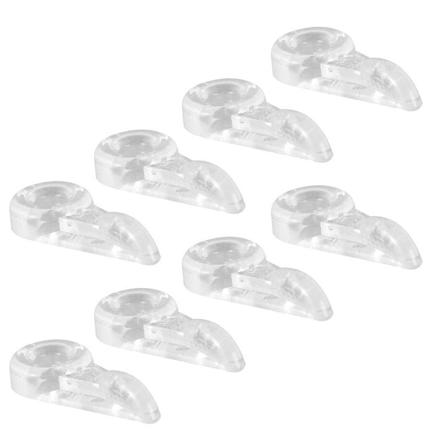Prime-Line T 8733 Storm Door Panel Clip, Plastic, Clear