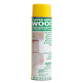 Copper Green Flat Green Solid Oil-Based Wood Preservative 14 oz, Pack of 12