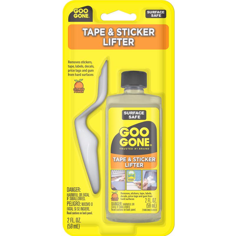 Goo Gone Liquid Tape and Sticker Remover 2 oz, Pack of 6