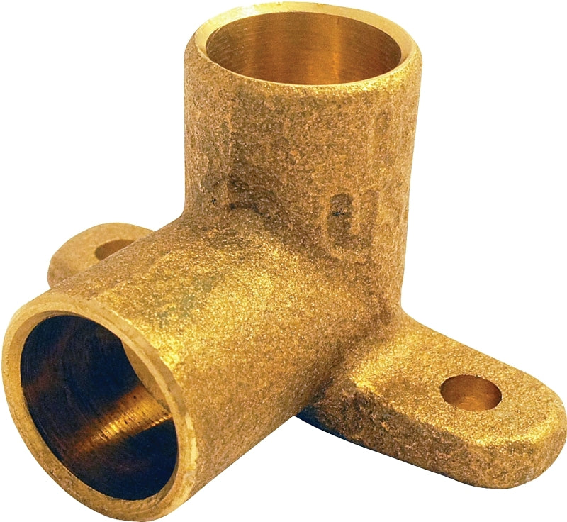 DROP ELBOW 90DEG BRS 1/2IN CXC