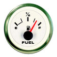 Sierra 62551P White Premier Pro Series 2" Stainless Steel Fuel Gauge & Requires "F" Sender Code
