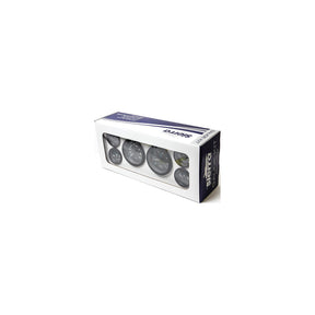 Sierra 68413P Eclipse Series Black Inboard / Sterndrive 6 Set with Tachometer, Speedometer, Voltmeter, Fuel, Water Temperature & Oil Pressure Gauges