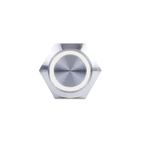 Sierra AV10030W Push-Button Switch, Off/(On), White Halo LED