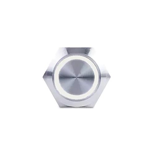 Sierra AV10030W Push-Button Switch, Off/(On), White Halo LED