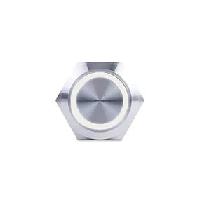 Sierra AV10030W Push-Button Switch, Off/(On), White Halo LED