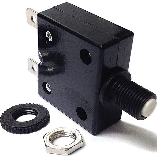 Sierra CB41100 Push Button Circuit Breaker, 3 Amp, White