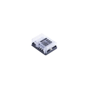 Sierra FS40830 408 Series Fuse Block W/bus Bar & Cover, 6-Gang