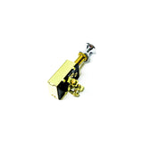 Sierra MP39640 On/Off/On SPDT 3 Screw Terminal Heavy Duty Push Pull Switch - Chrome & Brass Knob