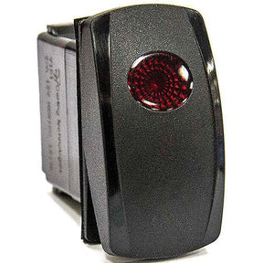 Illuminated Weather Resistant Contura V Rocker Switch