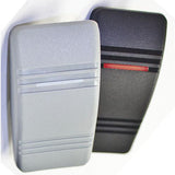 Sierra Contura III Black & Gray Illuminated Waterproof DPDT 7 Blade Terminal Rocker Switch