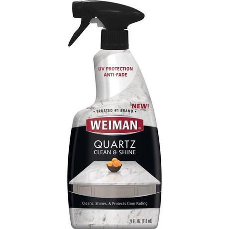 Weiman Citrus Scent Quartz and Stone Daily Cleaner 24 oz Spray, Pack of 6