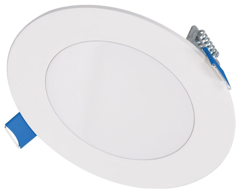 Halo HLB Series HLBSL4069FS351EMWR Downlight, 10.1 W, 120 V, LED Lamp, Plastic, Matte White