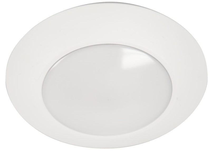 HALO HLC6 Series HLC6099401EWH-6BP Recessed Light, 15.7 W, 120 V, LED Lamp, Aluminum, White