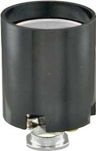 Eaton Wiring Devices BP968 Lamp Holder, 250 VAC, 660 W, Phenolic Housing Material, Black