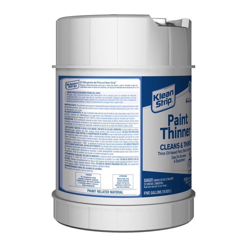 Klean Strip Mineral Spirits Paint Thinner 5 gal